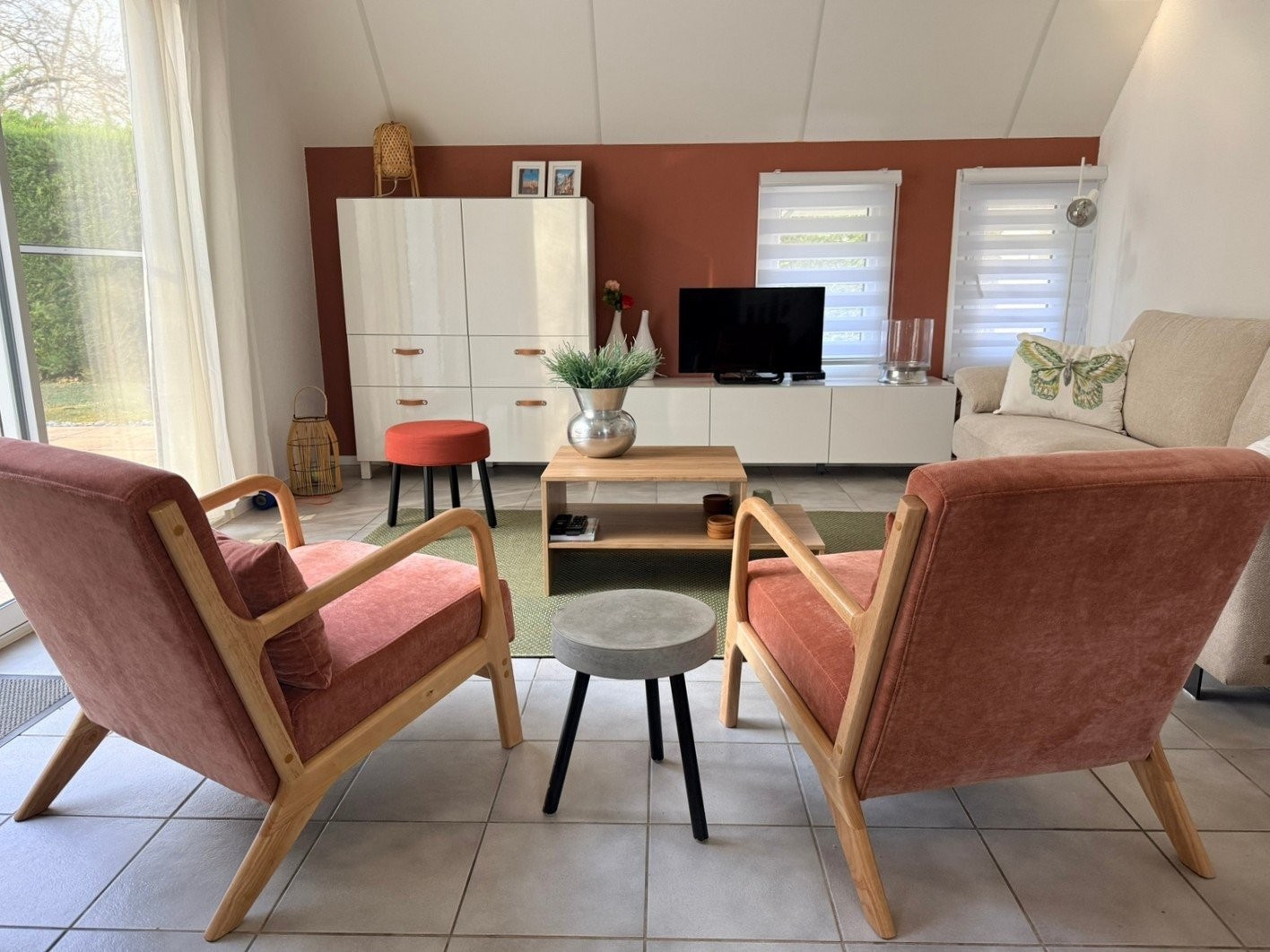 Chateau cazaleres villa campagne 99 woonkamer met televisie