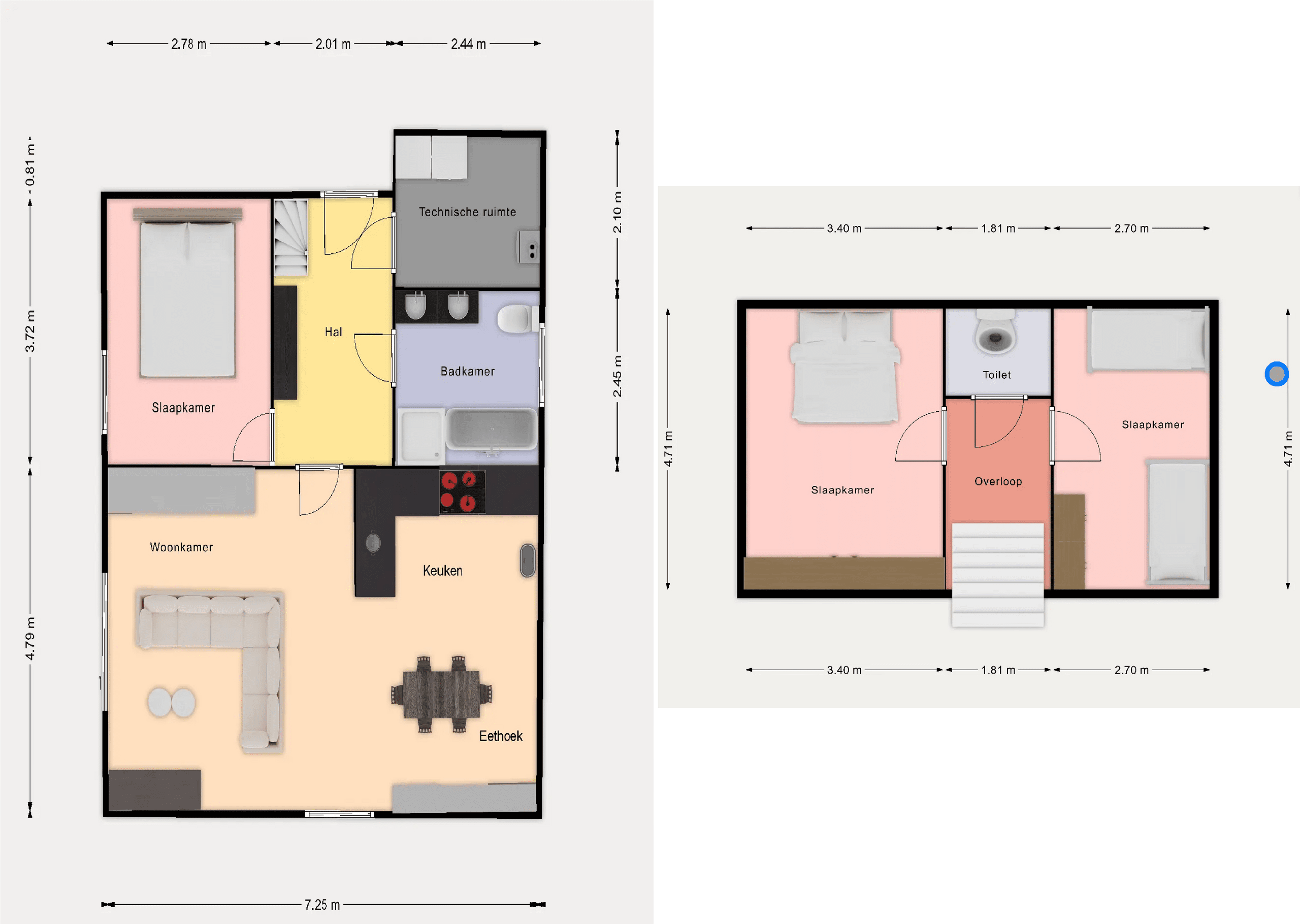 Plan villa espace